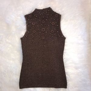 Detailed Turtle Neck Sweater | CACHE